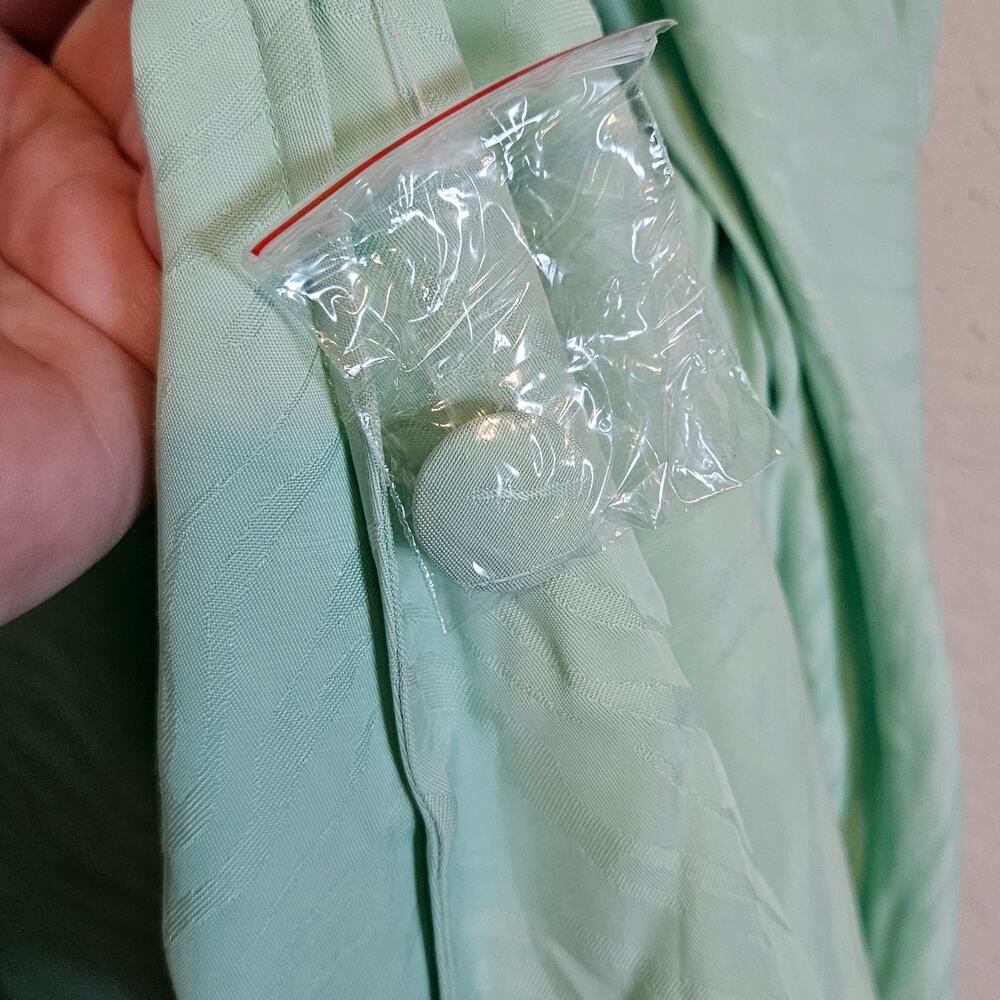 Ted Baker LULWRTH Green Button Front Waterfall Midi Skirt w/Split Ted 2 US 6 - Picture 9 of 12